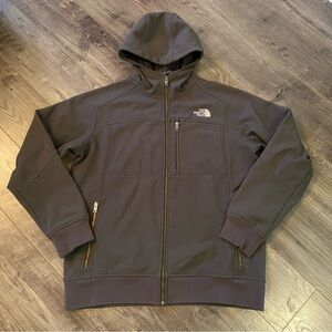 The North Face‎ Men's jacket Gray Hooded fleece zip up